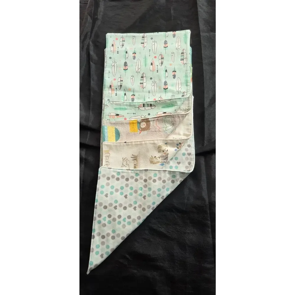 Handmade Baby Burp Cloths
